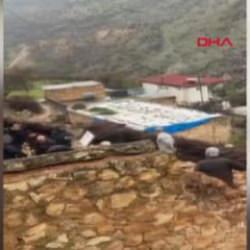 Mardin'de köy ayağa kalktı: 50 küçükbaş hayvan telef oldu