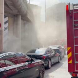 Üsküdar'da spor salonunda yangın! Ekipler sevk edildi