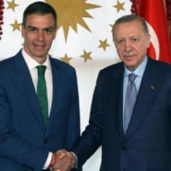 Cumhurbaşkanı Erdoğan, İspanya Başbakanı Sanchez ile görüştü