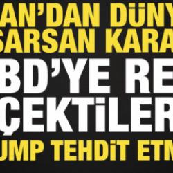 İran'dan tüm dünyayı sarsan açıklama: ABD'ye rest çektiler! Trump tehdit etmişti...