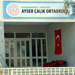 Ayser Çalık Ortaokulu'nda sessiz 23 Nisan