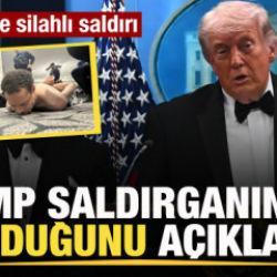 Yemekte silahlı saldırı! Trump saldırganın kim olduğunu duyurdu