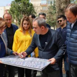 Başkan Şahin, çalışmaları yerinde izledi