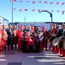 Ümraniye sokaklarında mehter coşkusu 