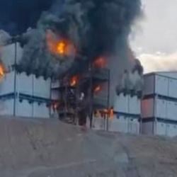 Kahramanmaraş’ta şantiye yangını: 1 ölü, 6 yaralı