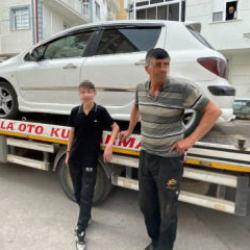 Karaman'da 13 yaşındaki çocuk arabayla kaçtı, fatura anneye kesildi 