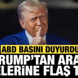 ABD basını duyurdu: Trump'tan Arap ülkelerine flaş talep!