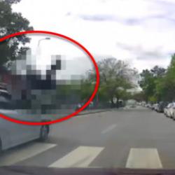Ankara'da yaya geçidinde feci kaza anbean görüntülendi!