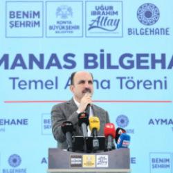 Konya Büyükşehir Aymanas Bilgehane'nin temelini attı 