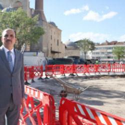 Başkan Altay, Mevlana Caddesi'nde yapılan çalışmaları inceledi 