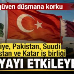 Türkiye, Pakistan, Suudi Arabistan ve Katar'dan dünyayı etkileyecek iş birliği