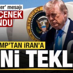 Son dakika: Trump'tan İran'a yeni teklif! 2 seçenek sundu! 