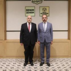 Filistin'in Ankara Büyükelçisi Ebu Ceyş Başkan Altay'ı ziyaret etti