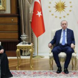Erdoğan, Fener Rum Patriği ile görüştü