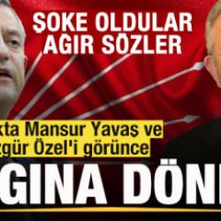 Uçakta Mansur Yavaş ve Özgür Özel'i görünce çılgına döndü! Ağır sözler