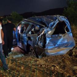Hurda topuna dönenen araçtan sağ çıktı! Sözleri dikkat çekti 