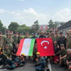Konya Büyükşehir'den Tacikistan'da yüksek katlı yapılara müdahale eğitimi 