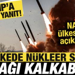 NATO ülkesinden son dakika açıklama! Trump'a bomba yanıt! Nükleer silah yasağı kalkabilir