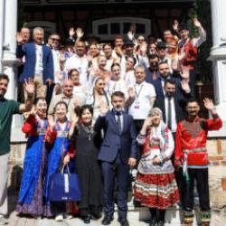 Altın Karagöz ekiplerinden Başkan Vekili Biba'ya ziyaret