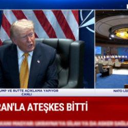ABD başkanı Trump İran ile savaş hakkında 'Ben olmasam Türkiye savaşa girebilirdi ' dedi..