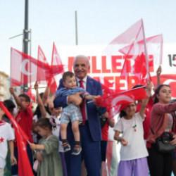 Ümraniye, 15 Temmuz demokrasi destanının 10. yılında tek yürek!