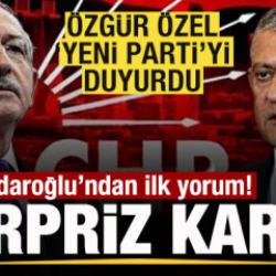 Özgür Özel 'Yeni Parti'yi duyurdu! Kılıçdaroğlu'ndan talimat! Sürpriz karar