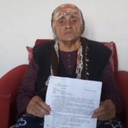 90 yaşındaki Merdane nine, gözyaşları içinde yardım istedi