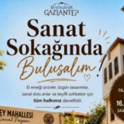 Bey Mahallesi Sanat Sokağı açıldı 