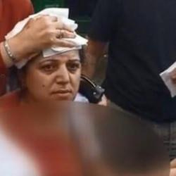Beyoğlu'nda kanlı dehşet! Pazarcı kalasla başını yardı