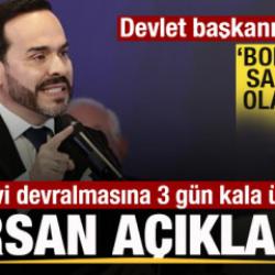 Görev değişimine 3 kala ülkeyi sarsan açıklama! Devlet Başkanı: Bombalı saldırı olacak