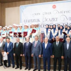 Erzurum'da 54 hafız için icazet töreni yapıldı 