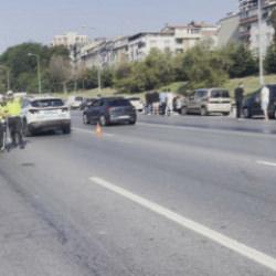 Sultangazi TEM Otoyolu’nda 10 aracın karıştığı zincirleme kaza