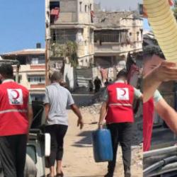 Türk Kızılay, Gazze'de salgın hastalıklara karşı hijyen seferberliği başlattı