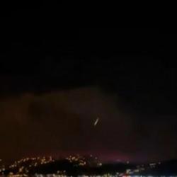 İstanbul'da 'Meteor' heyecanı! Saniye saniye görüntülendi