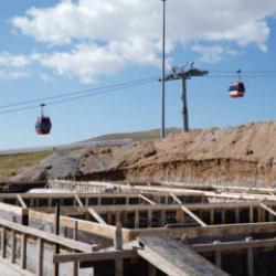 Erciyes'te Türkiye'nin en uzun dağ kızağı tesisi için çalışmalar başlatıldı