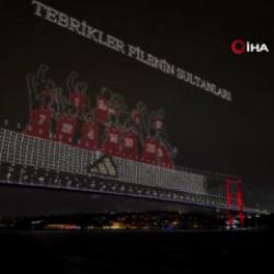Millilerin Avrupa şampiyonluğu coşkusu gökyüzüne taşındı