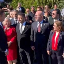 Kılıçdaroğlu “Bu çatı altında yeri yok” demişti! Yazgan Anıtkabir’de en önde