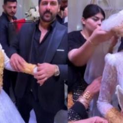 Fenomen Çağla Öz, Vanlı Kara Haydar ile evlendi! Takılan altın dudak uçuklattı