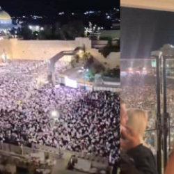 İsrail Başbakanı Netanyahu ve binlerce İsraillinin Burak Duvarı'na baskın yaptı