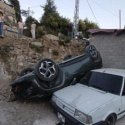 Hatay'da 'kaza yokuşu' korkutuyor