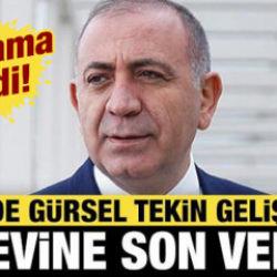 CHP'de flaş Gürsel Tekin gelişmesi: Görevine son verildi