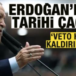 Başkan Erdoğan'dan tarihi çağrı: Veto hakkı kaldırılmalı