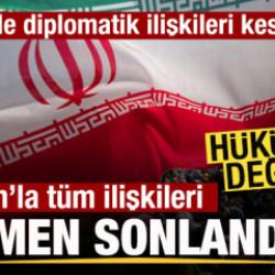İsrail ile diplomatik ilişkileri kesmişti! Hükümet değişti! İran'la ilişkileri sonlandırdı