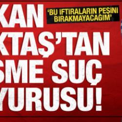 Bakan Göktaş'tan 3 isme suç duyurusu: Peşini bırakmayacağım