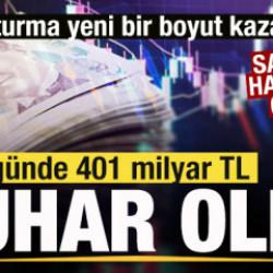 16 günde 401 milyar TL buharlaştı! Savcılık harekete geçti! 'Haberli çıkış' şüphesi! 