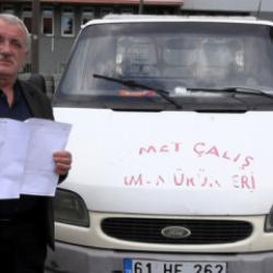 Trabzonlu sürücü cezayı görünce küçük dilini yuttu