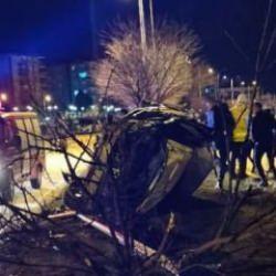 Tokat'ta başıboş k&ouml;pek, kazaya neden oldu