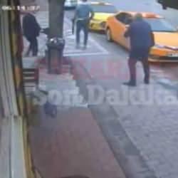 Ankara’da şoke eden görüntü! Taksi durağını pompalı tüfekle delik deşik etti 