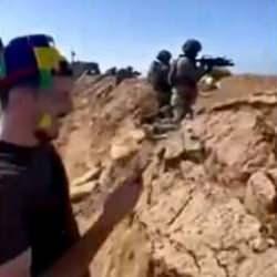 Skandal hareket! Kostüm giyip Gazze'ye yaylım ateşi açtılar