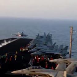 Trump vur emri verdi! CENTCOM görüntüleri paylaştı! ABD savaş uçakları peş peşe havalandı